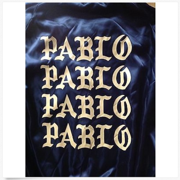 Kanye West The Life of Pablo Black Satin Bomber 2X - Picture 6 of 8